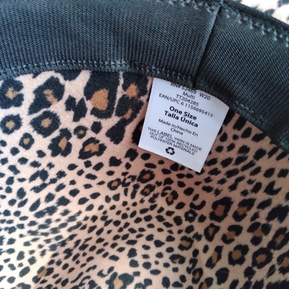 Leopard Print Cowgirl hat
